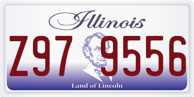 IL license plate Z979556
