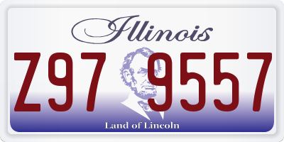 IL license plate Z979557