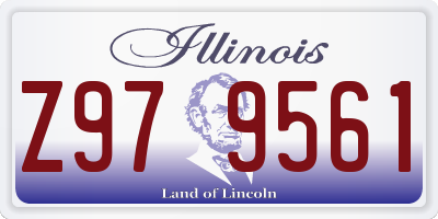 IL license plate Z979561