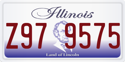 IL license plate Z979575