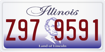 IL license plate Z979591