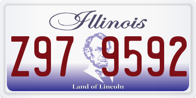 IL license plate Z979592