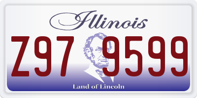 IL license plate Z979599
