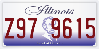 IL license plate Z979615