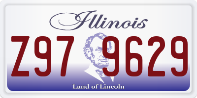 IL license plate Z979629