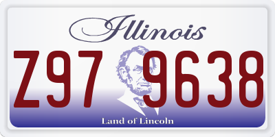 IL license plate Z979638