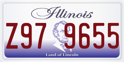 IL license plate Z979655
