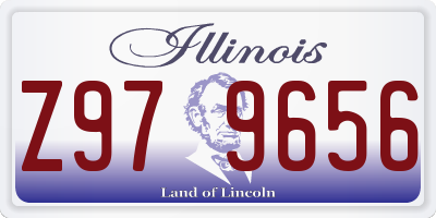 IL license plate Z979656