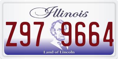 IL license plate Z979664