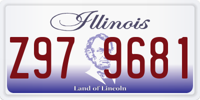 IL license plate Z979681