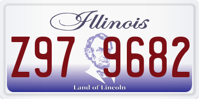 IL license plate Z979682