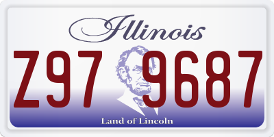 IL license plate Z979687