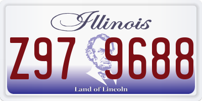 IL license plate Z979688