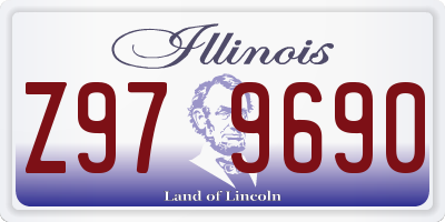 IL license plate Z979690