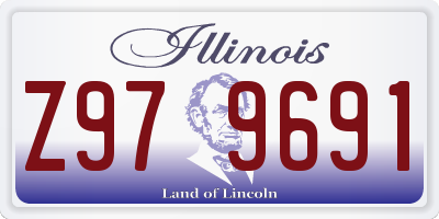 IL license plate Z979691