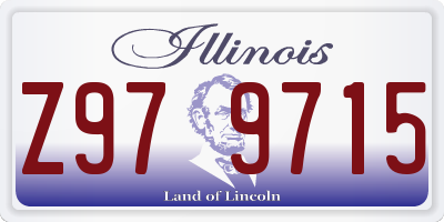 IL license plate Z979715