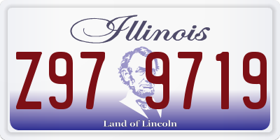 IL license plate Z979719