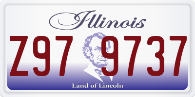 IL license plate Z979737