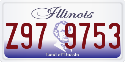 IL license plate Z979753