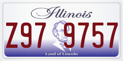 IL license plate Z979757