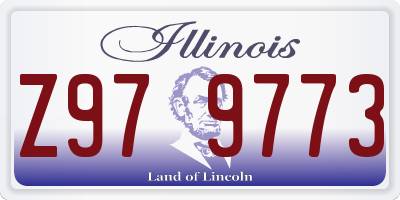 IL license plate Z979773