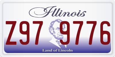 IL license plate Z979776