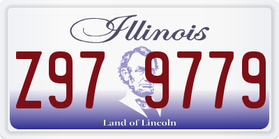 IL license plate Z979779