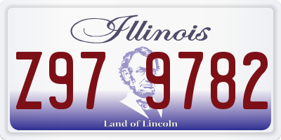 IL license plate Z979782