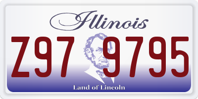 IL license plate Z979795