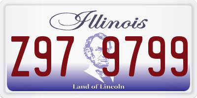 IL license plate Z979799