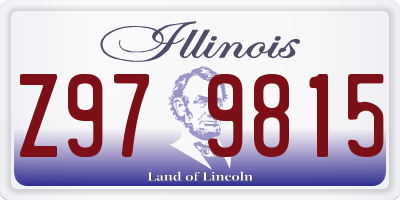IL license plate Z979815