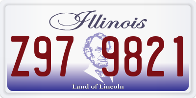 IL license plate Z979821