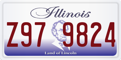 IL license plate Z979824