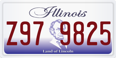 IL license plate Z979825