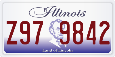 IL license plate Z979842