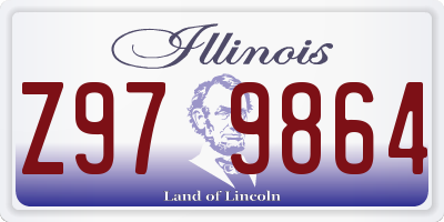 IL license plate Z979864