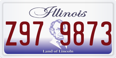 IL license plate Z979873