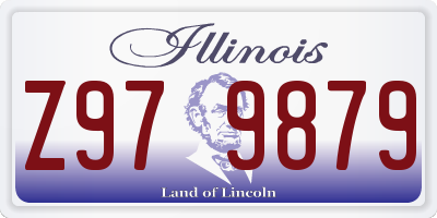IL license plate Z979879