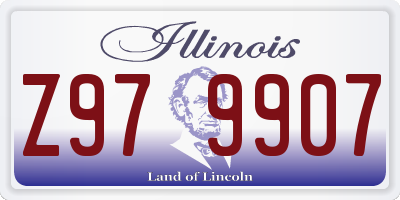 IL license plate Z979907