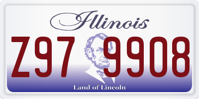 IL license plate Z979908