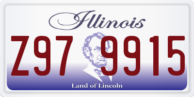 IL license plate Z979915