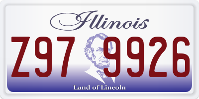 IL license plate Z979926