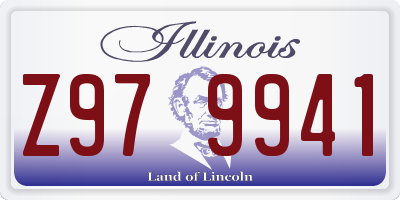 IL license plate Z979941