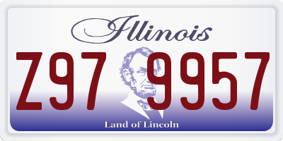 IL license plate Z979957