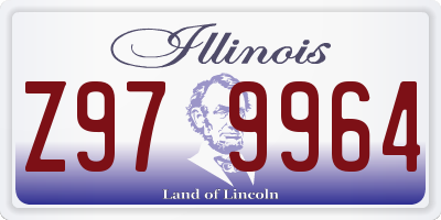 IL license plate Z979964