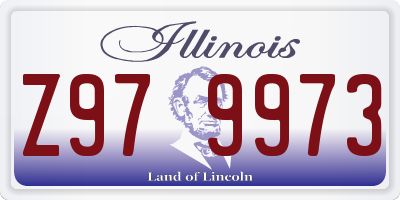 IL license plate Z979973