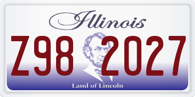 IL license plate Z982027