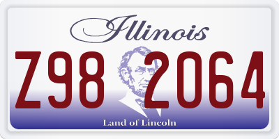 IL license plate Z982064