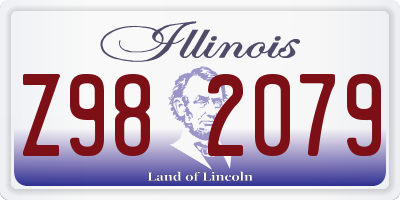 IL license plate Z982079