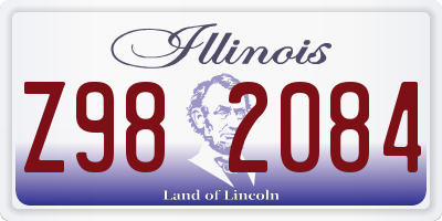 IL license plate Z982084